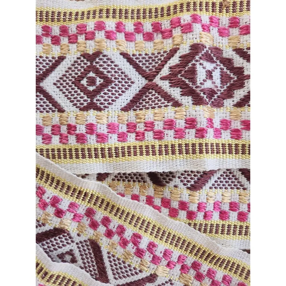 Vintage Lithuanian Woven Juosta Sash Auksiniam Jubiliejui Golden Jubilee 92”